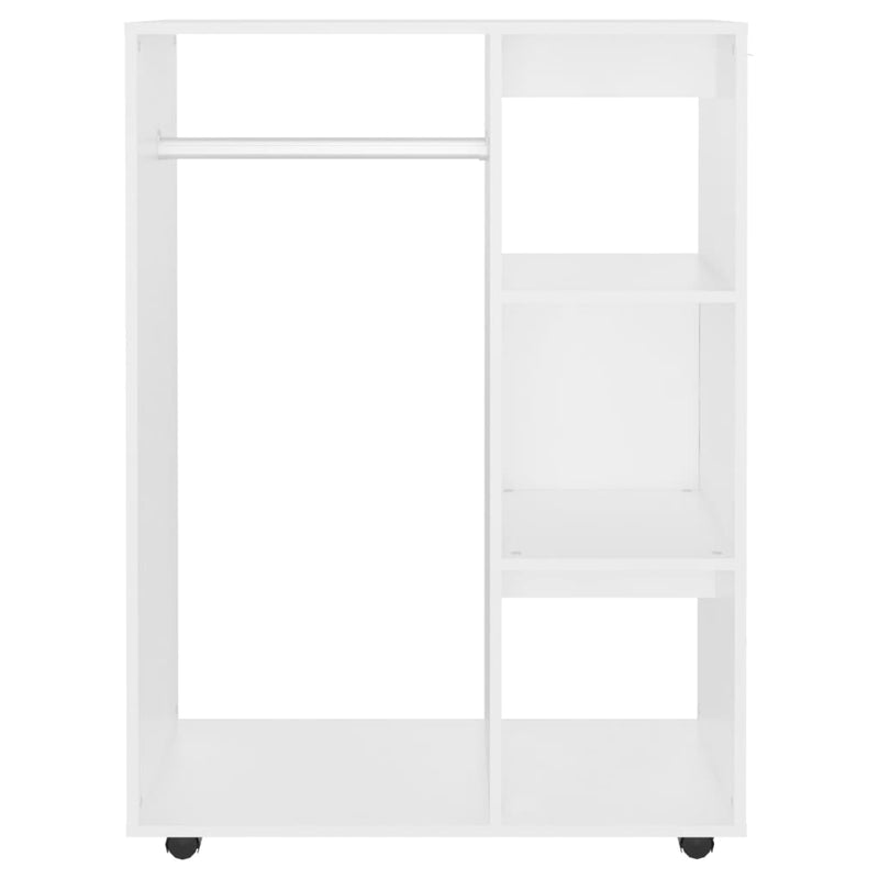 vidaXL fehér szerelt fa ruhásszekrény 80 x 40 x 110 cm