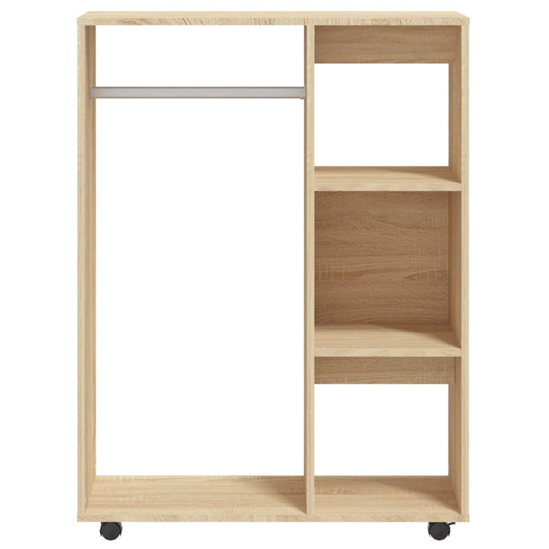 vidaXL sonoma tölgy színű szerelt fa ruhásszekrény 80 x 40 x 110 cm