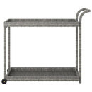 vidaXL szürke polyrattan bárkocsi 100 x 45 x 83 cm