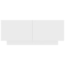 vidaXL fehér forgácslap éjjeliszekrény 100 x 35 x 40 cm