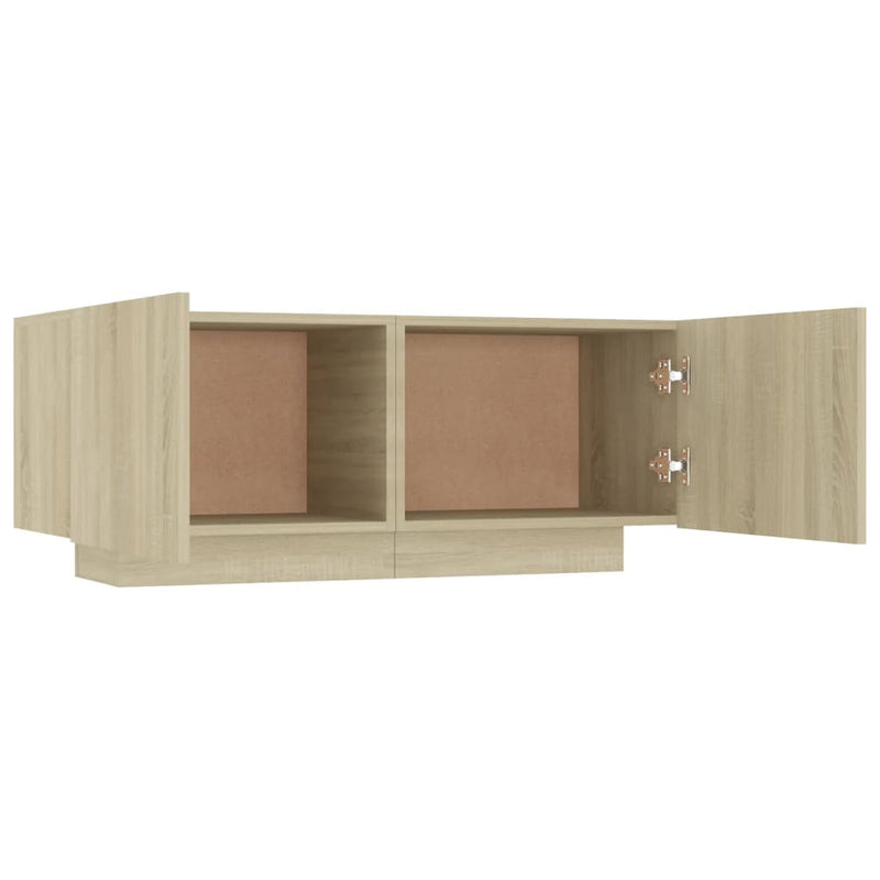 vidaXL sonoma-tölgy színű forgácslap éjjeliszekrény 100 x 35 x 40 cm
