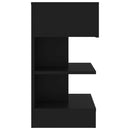 vidaXL 2 db fekete éjjeliszekrény 40 x 35 x 65 cm