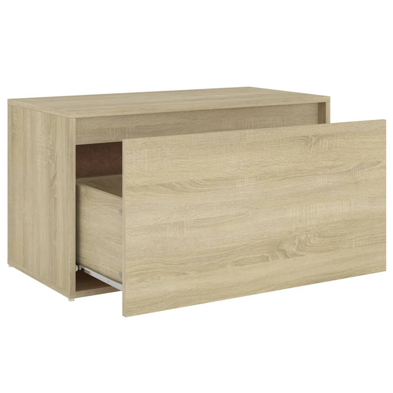 vidaXL sonoma tölgy színű szerelt fa előszoba pad 80 x 40 x 45 cm