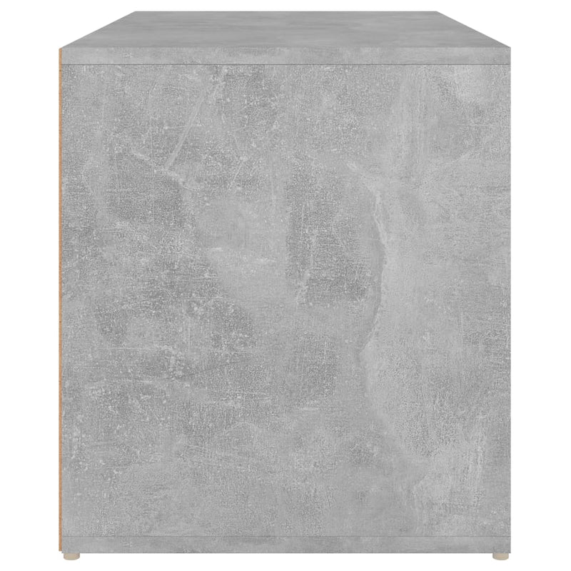 vidaXL betonszürke szerelt fa előszobapad 80 x 40 x 45 cm