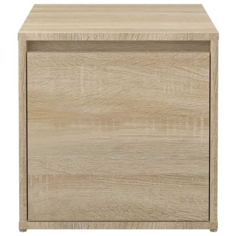 vidaXL sonoma tölgy szerelt fa tárolódoboz 40,5 x 40 x 40 cm