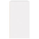 vidaXL fehér szerelt fa pipereszekrény 80 x 40 x 75 cm