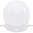 vidaXL betonszürke tükrös szekrény LED-ekkel 76 x 15 x 55 cm