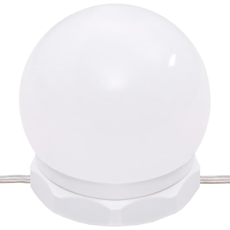vidaXL sonoma tölgy tükrös szekrény LED-ekkel 90 x 31,5 x 62 cm