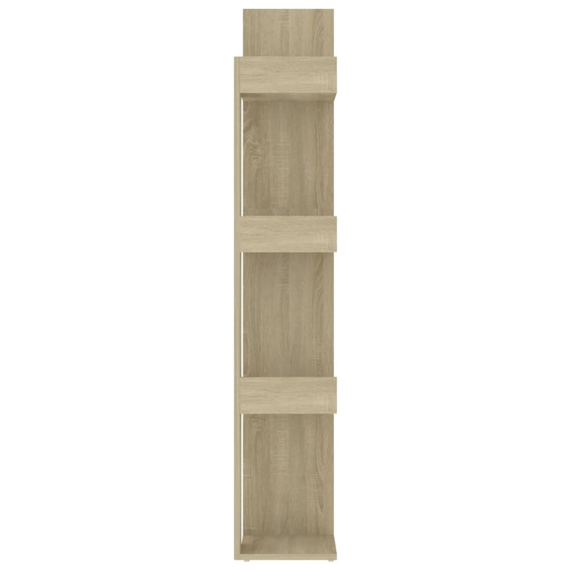 vidaXL sonoma tölgy színű szerelt fa könyvszekrény 86 x 25,5 x 140 cm