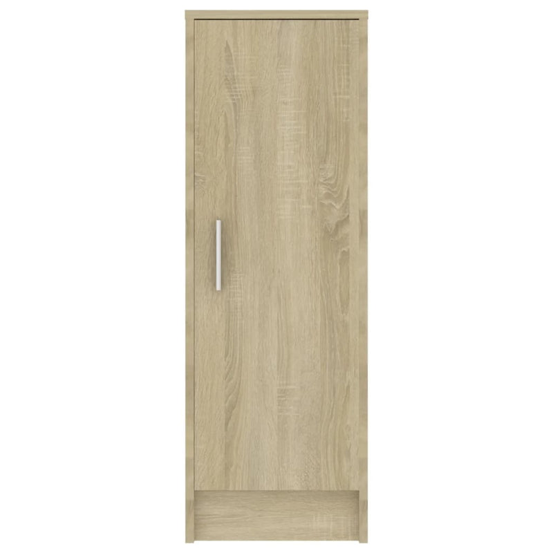 vidaXL sonoma tölgy színű szerelt fa cipősszekrény 32 x 35 x 92 cm