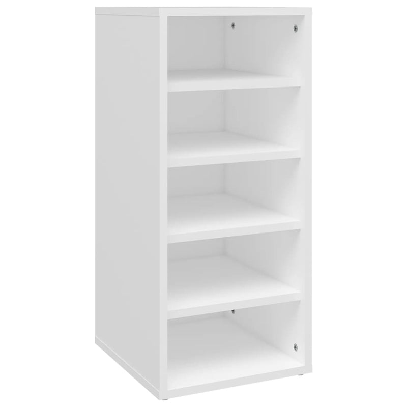 vidaXL 2 db fehér szerelt fa cipősszekrény 31,5 x 35 x 70 cm