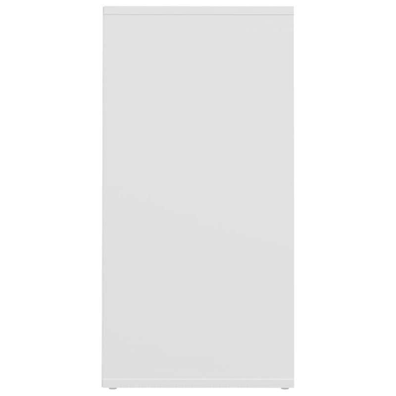 vidaXL 2 db fehér szerelt fa cipősszekrény 31,5 x 35 x 70 cm