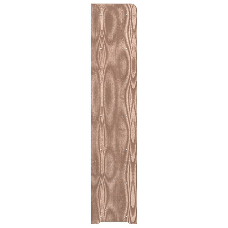 vidaXL barna szerelt fa cipőtartó 90x24x117 cm