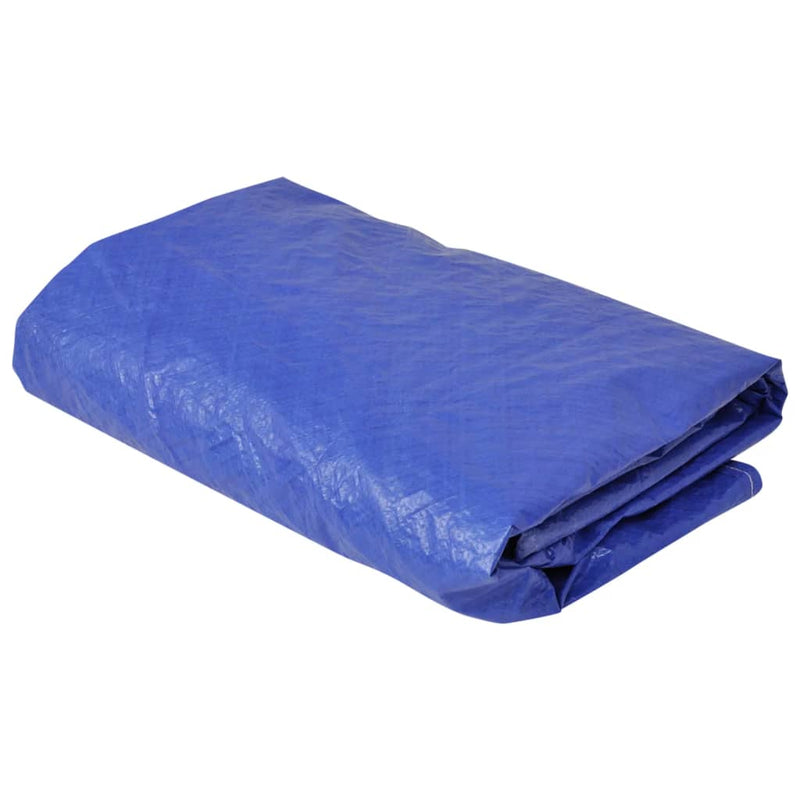 vidaXL 2 db kör alakú polietilén medencetakaró 540 cm 90 g/m²