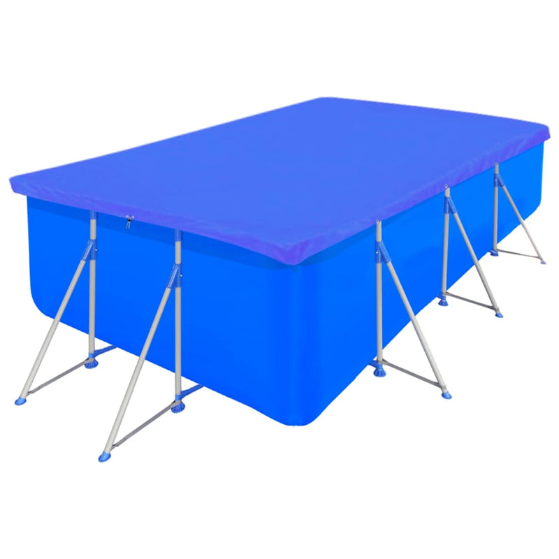 vidaXL 2 db polietilén négyszögletes medencetakaró 90 g/nm 394x207 cm