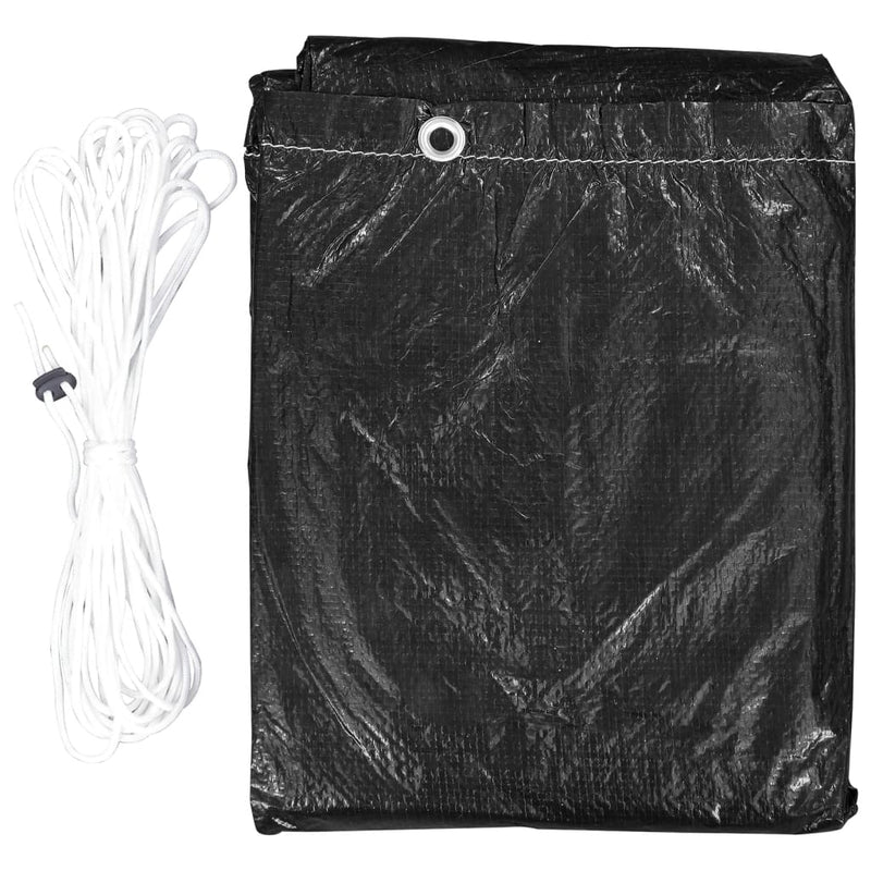 vidaXL 2 db hintapadtakaró ponyva 6 fűzőlyukkal 135 x 105 x 175 cm