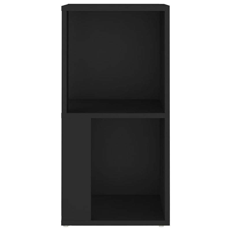 vidaXL fekete szerelt fa sarokszekrény 33 x 33 x 67 cm