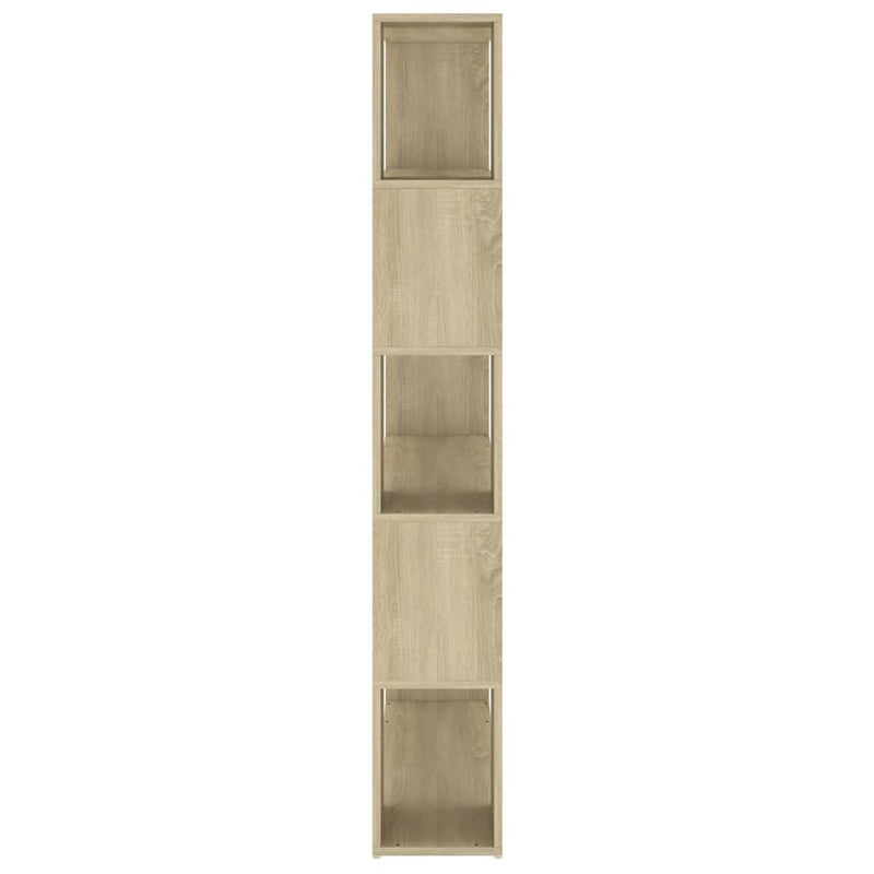 vidaXL sonoma tölgy színű térelválasztó könyvszekrény 100x24x155 cm