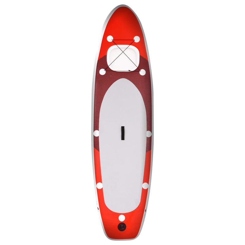 vidaXL piros felfújható állószörfszett 360 x 81 x 10 cm