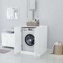 vidaXL fehér mosógépszekrény