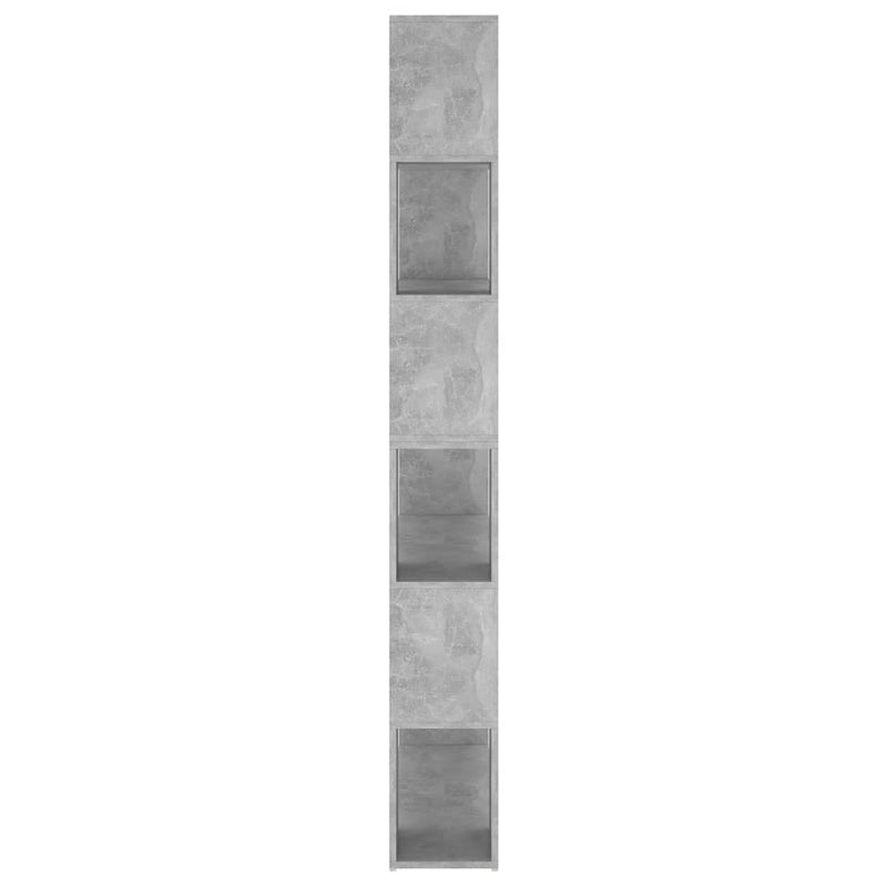 vidaXL betonszürke térelválasztó könyvszekrény 100 x 24 x 188 cm
