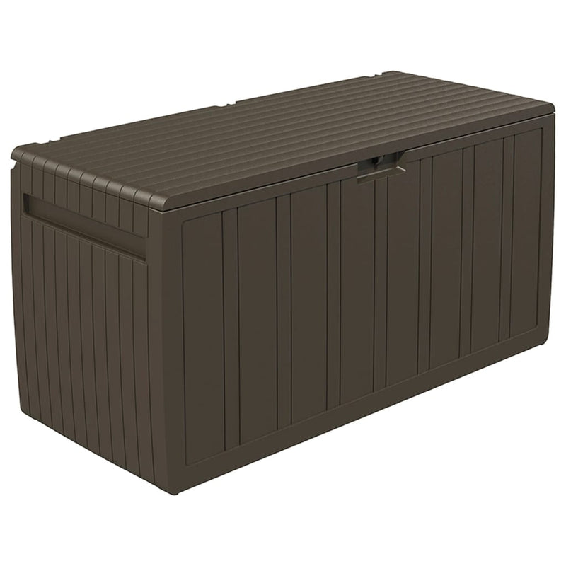 vidaXL barna párnatároló láda 117 x 45,5 x 57,5 cm 270 L