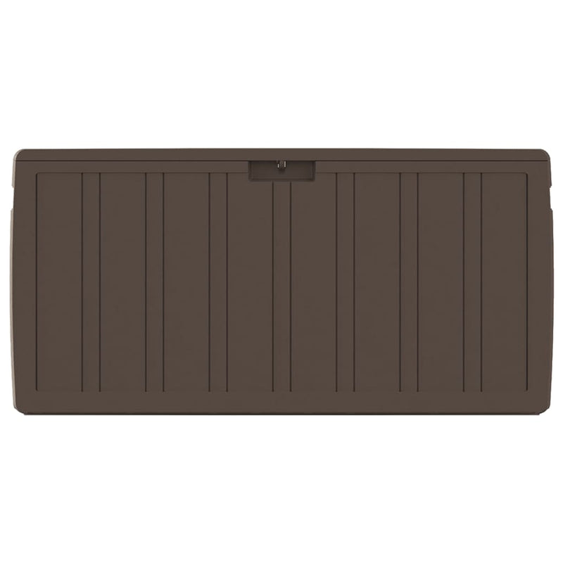 vidaXL barna párnatároló láda 117 x 45,5 x 57,5 cm 270 L
