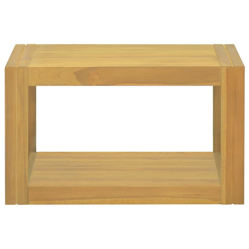 vidaXL tömör tíkfa falra szerelhető fürdőszobaszekrény 60 x 45 x 35 cm