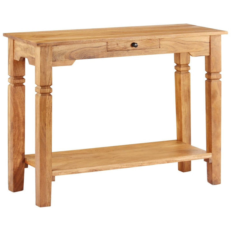 vidaXL tömör akácfa tálalóasztal 100 x 40 x 76 cm