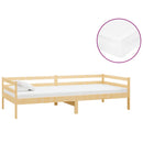 vidaXL tömör fenyőfa dívány matraccal 90 x 200 cm