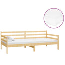 vidaXL tömör fenyőfa dívány matraccal 90 x 200 cm