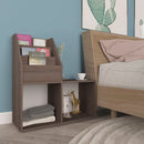 vidaXL szürke-sonoma színű szerelt fa gyerek újságtartó 71x30x78,5 cm