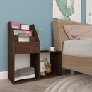 vidaXL füstös tölgy színű szerelt fa gyerek újságtartó 71x30x78,5 cm