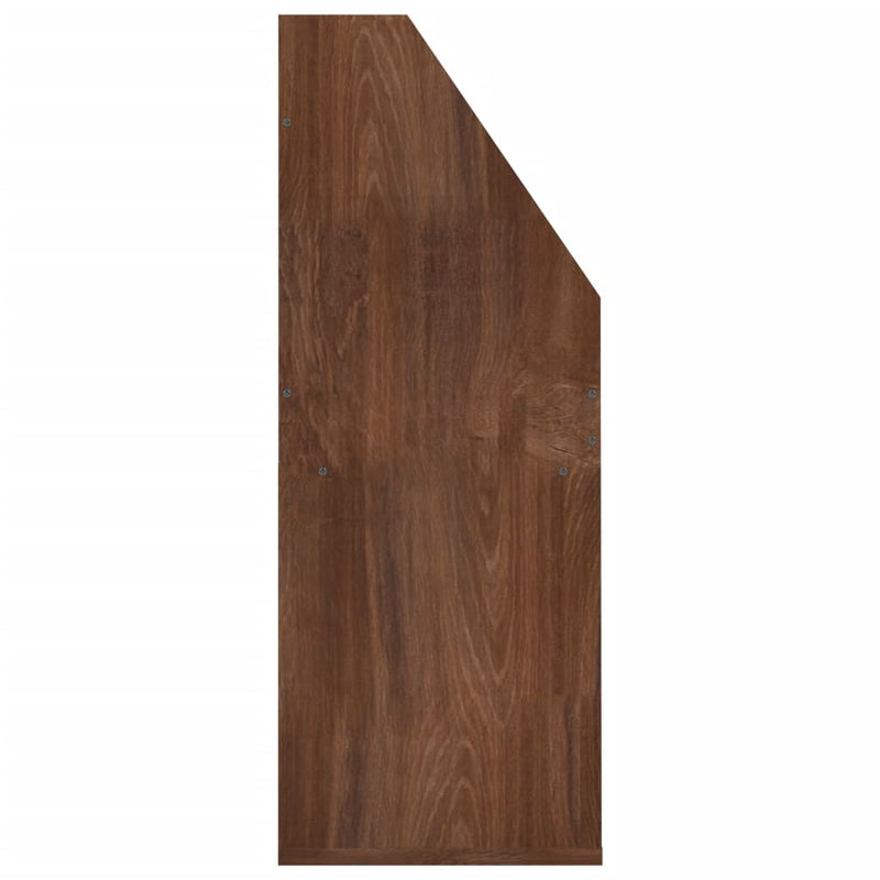 vidaXL barna tölgyszínű szerelt fa újságtartó gyerekeknek 71x30x78,5cm