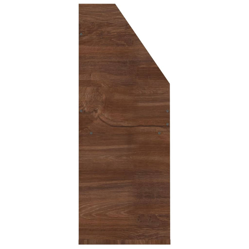 vidaXL barna tölgyszínű szerelt fa újságtartó gyerekeknek 71x30x78,5cm
