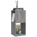 vidaXL betonszürke szerelt fa forgószekrény 34,5x34,5x75,5 cm