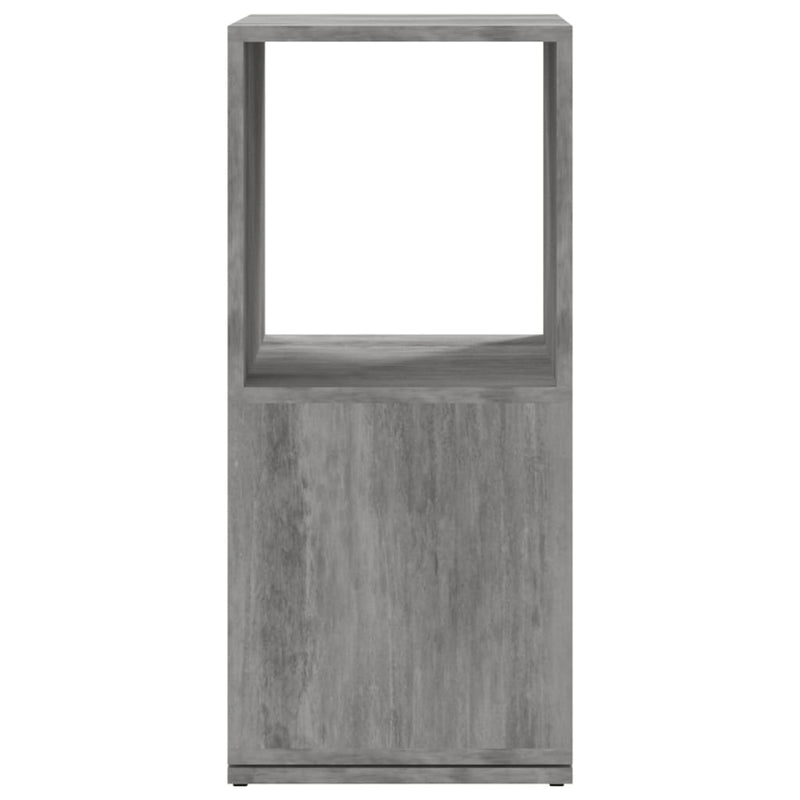 vidaXL betonszürke szerelt fa forgószekrény 34,5x34,5x75,5 cm