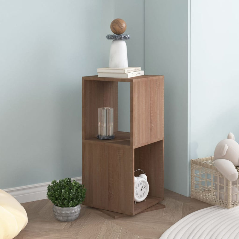 vidaXL sonoma tölgy színű szerelt fa forgószekrény 34,5x34,5x75,5 cm