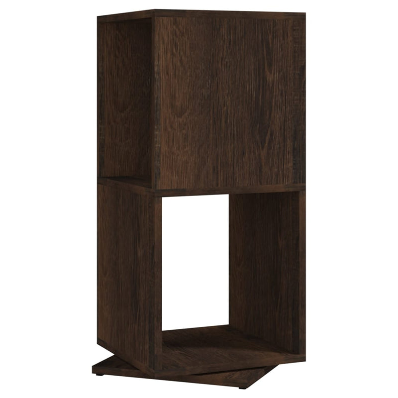 vidaXL füstös tölgy színű szerelt fa forgószekrény 34,5x34,5x75,5 cm