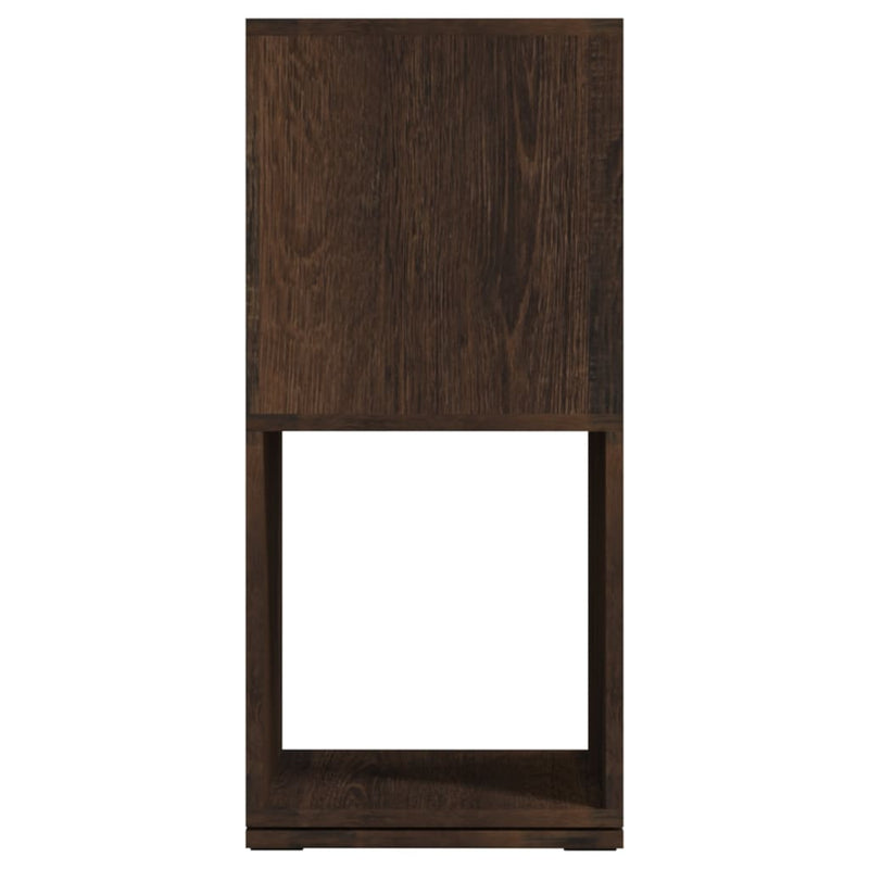 vidaXL füstös tölgy színű szerelt fa forgószekrény 34,5x34,5x75,5 cm