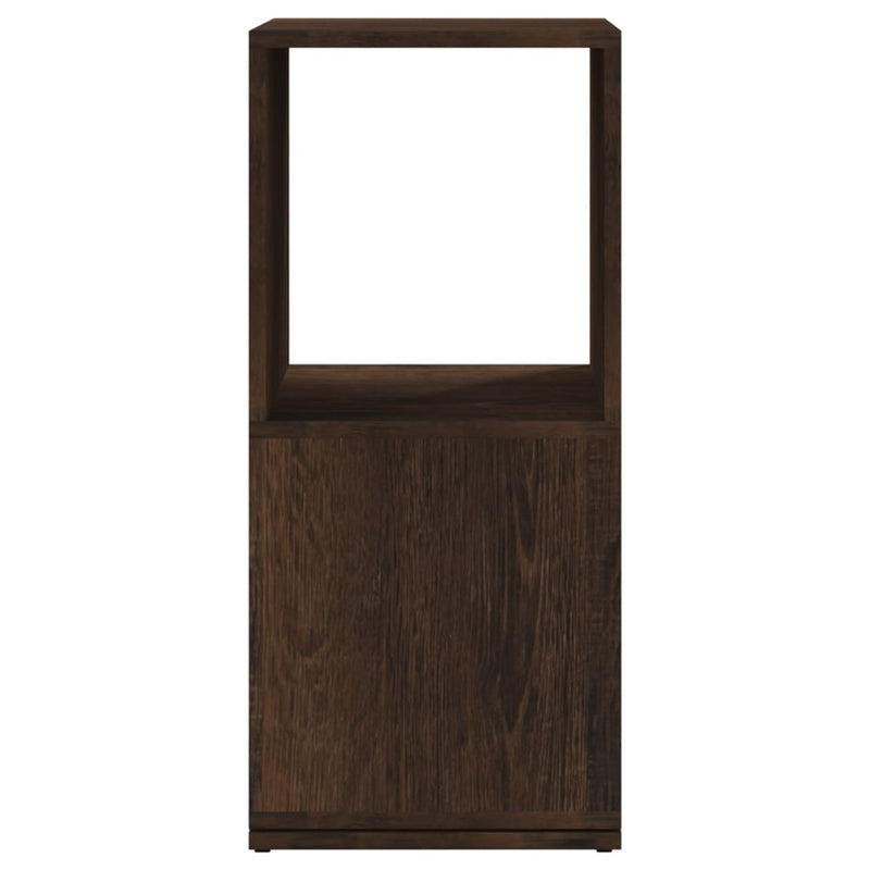 vidaXL füstös tölgy színű szerelt fa forgószekrény 34,5x34,5x75,5 cm