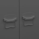 vidaXL antracitszürke fém ruhásszekrény 90 x 50 x 180 cm