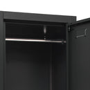 vidaXL antracitszürke acél zárható szekrény 38 x 45 x 180 cm