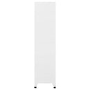 vidaXL világos- és sötétszürke acél zárható szekrény 90 x 45 x 180 cm