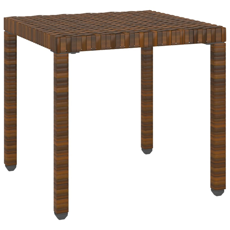 vidaXL 2 db barna polyrattan napozóágy asztallal