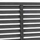 vidaXL szürke WPC lamellás kerítés 180 x 180 cm