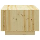 vidaXL tömör fenyőfa dohányzóasztal 110 x 50 x 33,5 cm