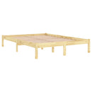 vidaXL tömör fenyőfa ágykeret 200 x 200 cm