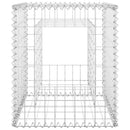 vidaXL vas gabionkosaras oszlop 50 x 50 x 60 cm