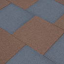 vidaXL 6 db szürke gumi ütéscsillapító lap 50 x 50 x 3 cm